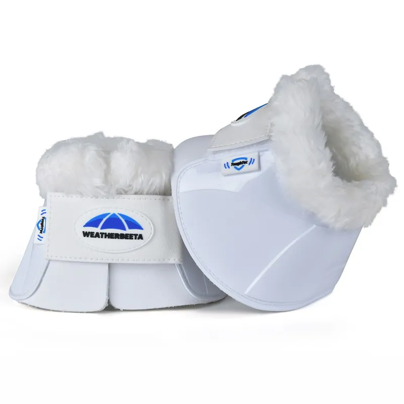 WeatherBeeta Tough-Tec Impact Fleece Trim Bell Boots - White