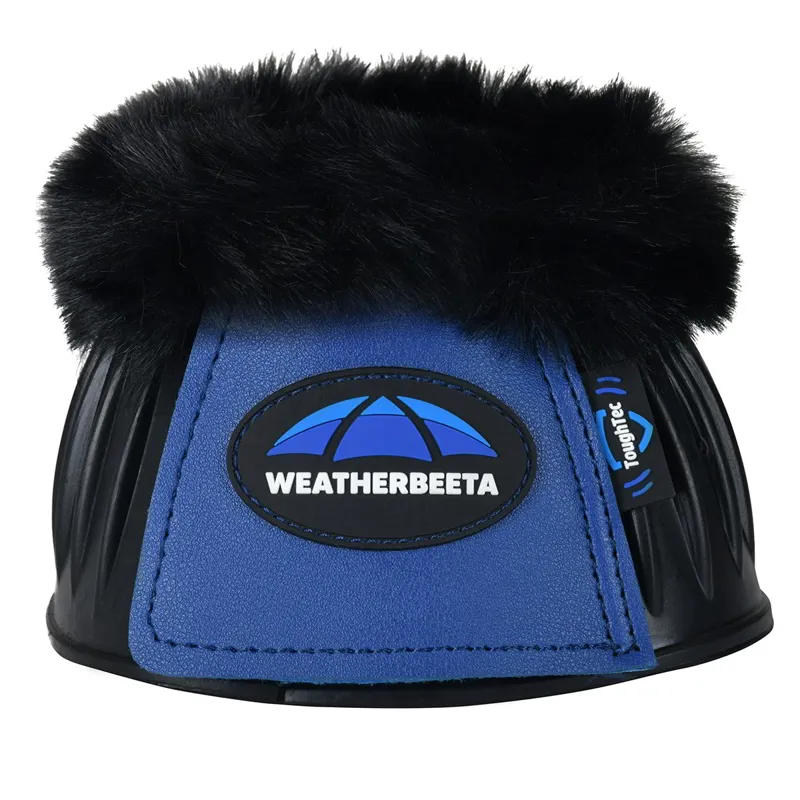 WeatherBeeta Tough-Tec Prime Fleece Bell Boots - Black/Cobalt-2