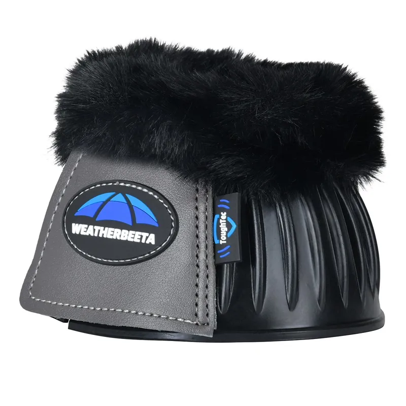 WeatherBeeta Tough-Tec Prime Fleece Bell Boots - Black/Grey-4