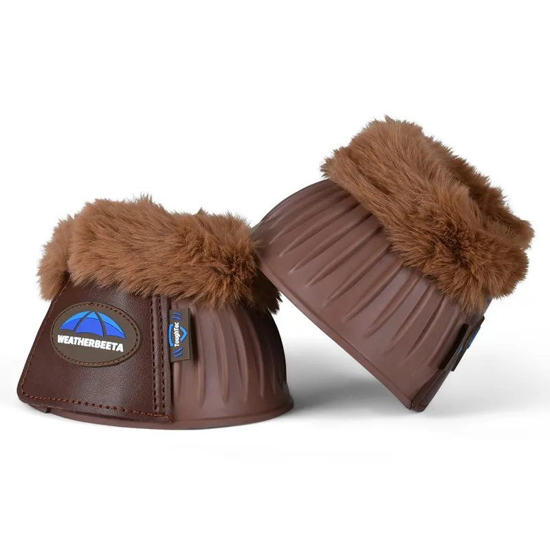 WeatherBeeta Tough-Tec Prime Fleece Trim Bell Boots - Brown-1