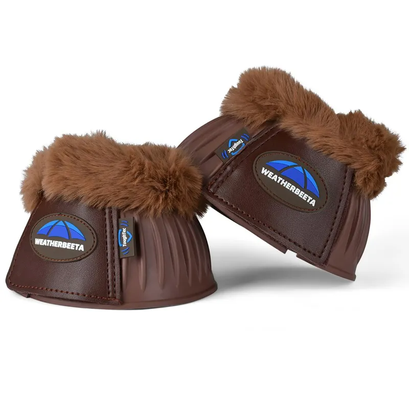 WeatherBeeta Tough-Tec Prime Fleece Trim Bell Boots - Brown