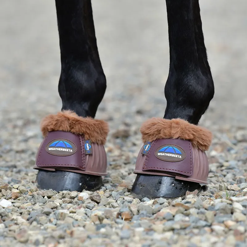 WeatherBeeta Tough-Tec Prime Fleece Trim Bell Boots - Brown-2