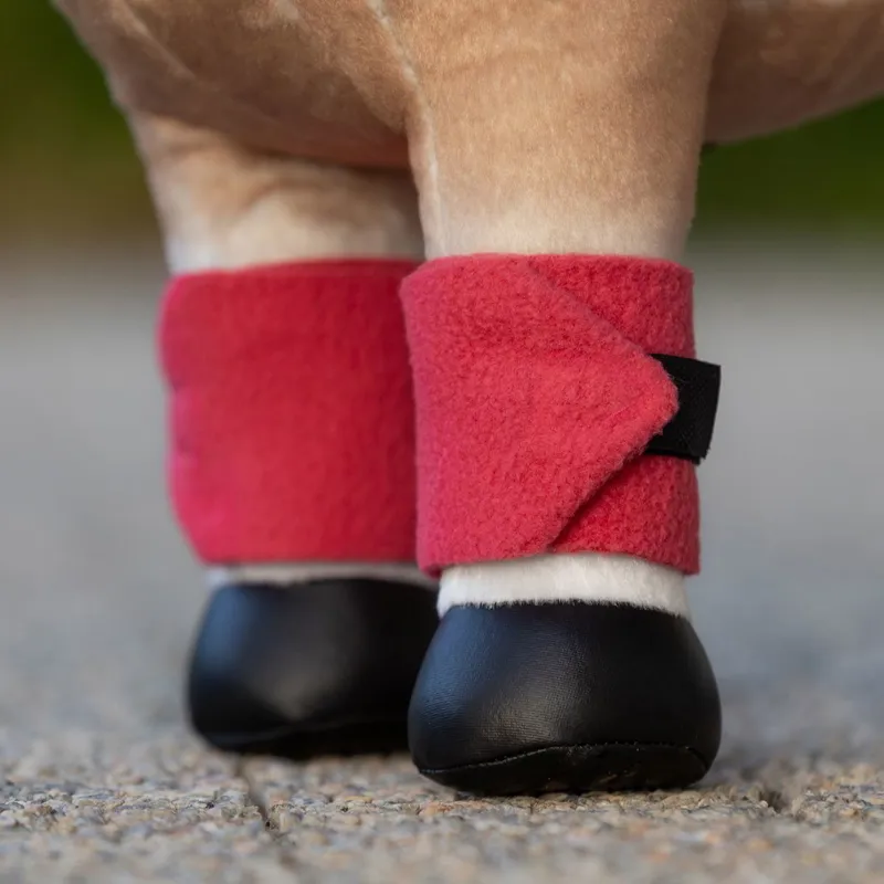 LeMieux Mini Toy Pony Bandages - Cranberry-1