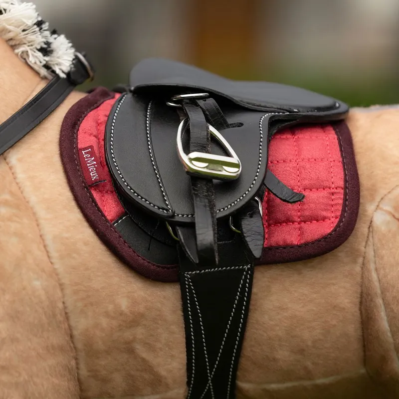 LeMieux Mini Toy Pony Saddle Pad - Cranberry-2