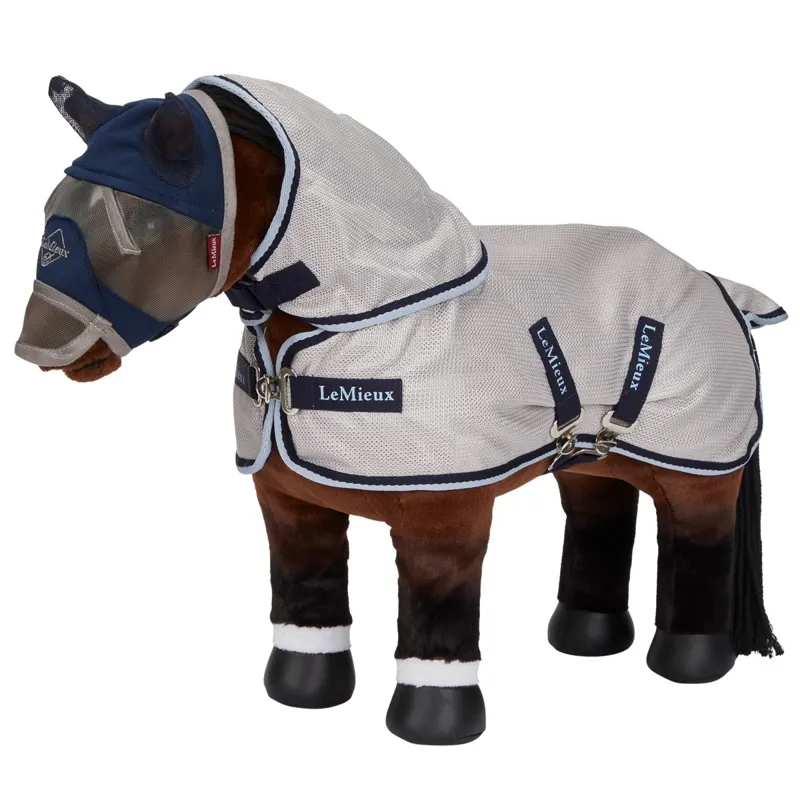 LeMieux Mini Toy Pony Fly Mask - Navy-1