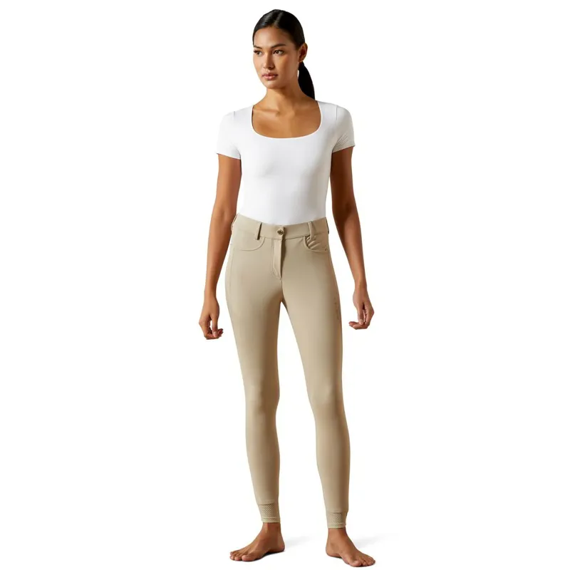 Ariat Tri Factor NT Full Seat High-Rise Breeches - Olympian Tan-5