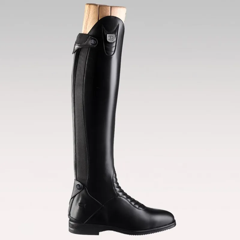 Tucci Harley Tall Unisex Riding Boots - Black-1