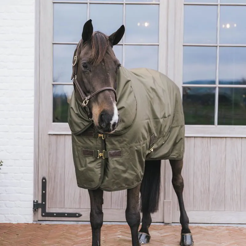 Kentucky All Weather Waterproof Pro 160g Turnout Blanket - Khaki-1