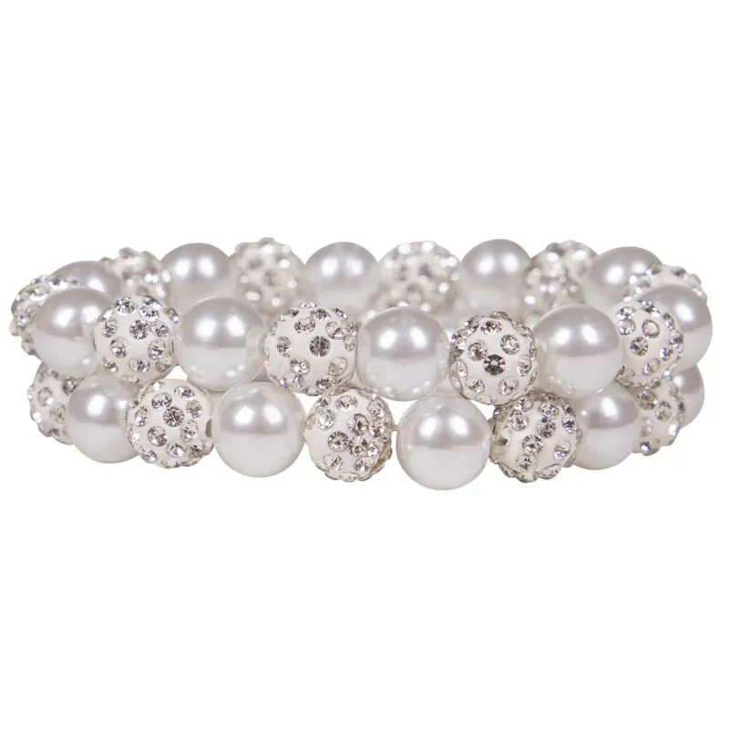 QHP Twinkle Hair Scrunchie - White