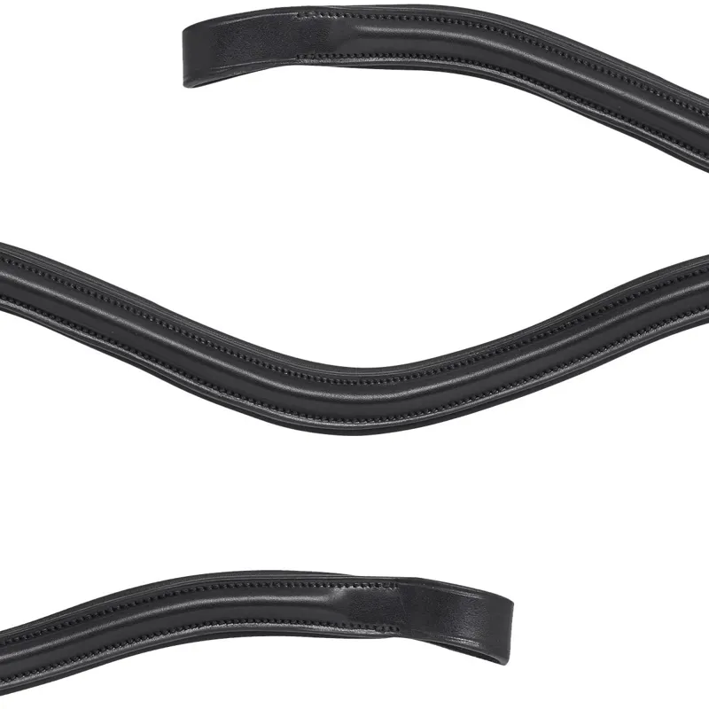 Equiline BB0426 U Shaped Browband - Black-1