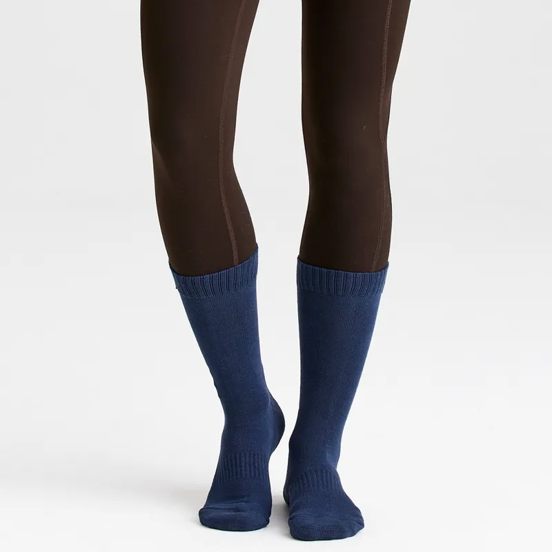 Ridgeline Cotton Work Full Length Socks 3 Pack - Navy Multi-5