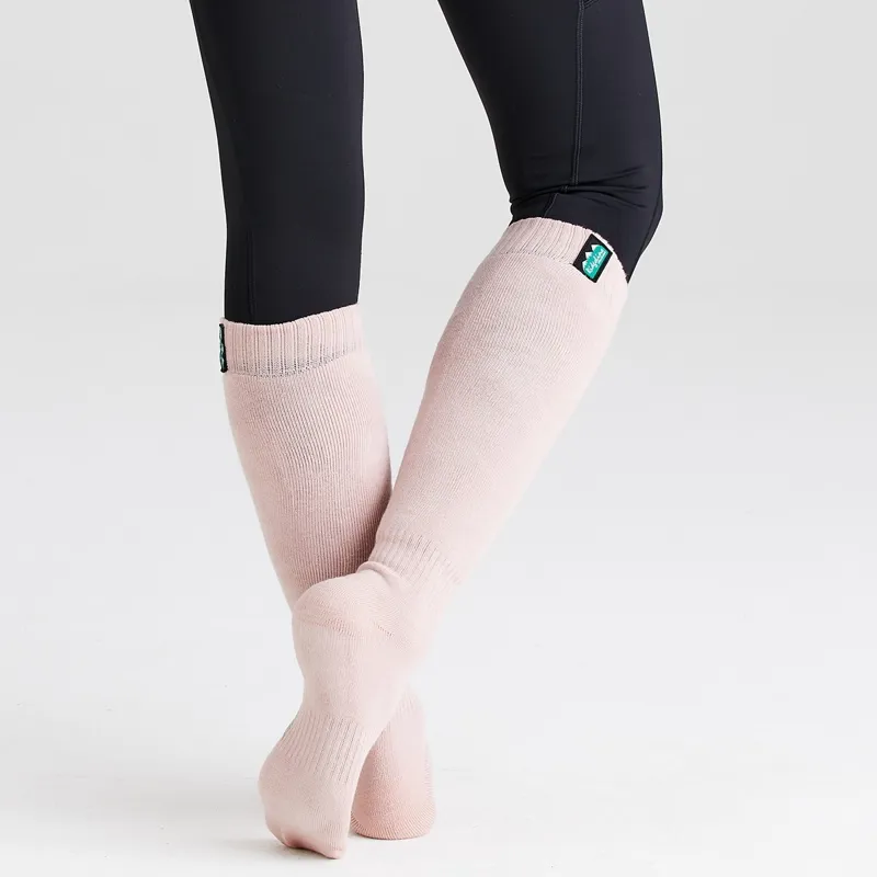 Ridgeline Cotton Work Full Length Socks 3 Pack - Oxblood Multi-1