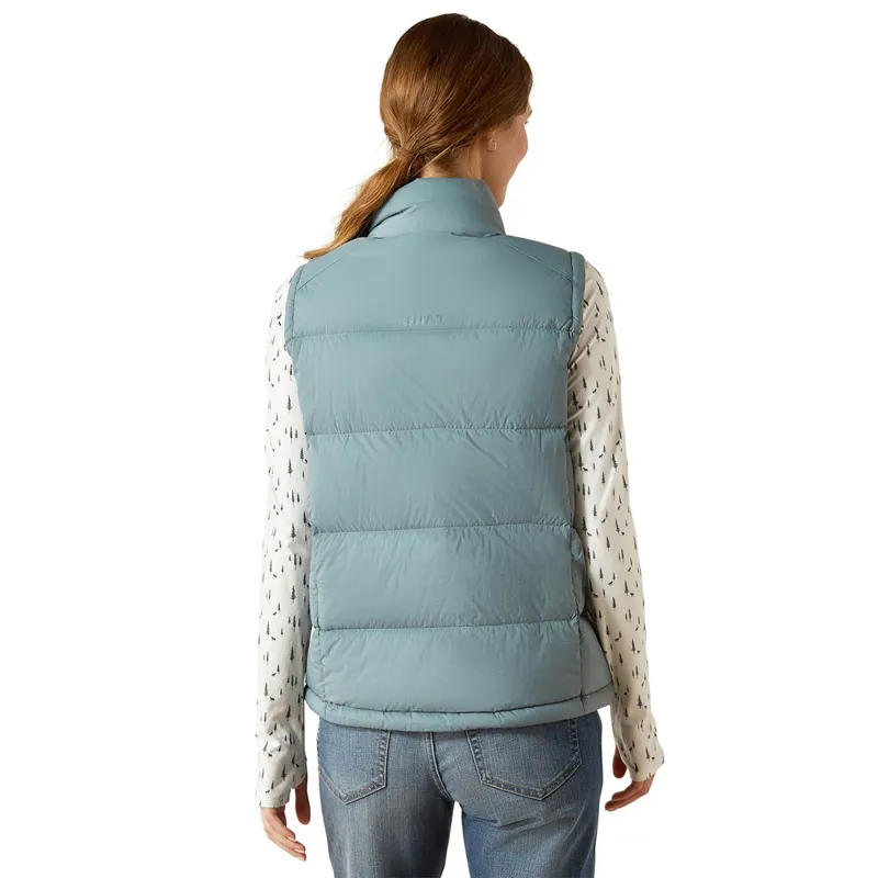 Ariat UltraPuff Womens Down Vest - Steel Sage-1