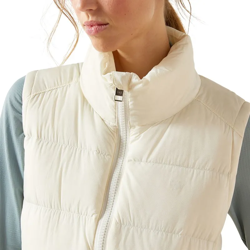 Ariat UltraPuff Womens Down Vest - Star White-3
