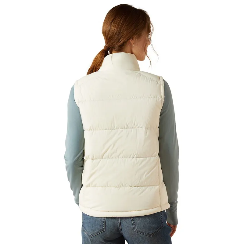 Ariat UltraPuff Womens Down Vest - Star White-2