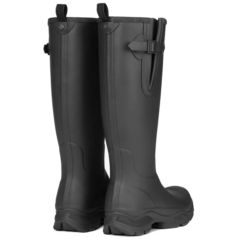 LeMieux Ultra Stride Womens Neoprene Lined Rubber Boots - Black-6