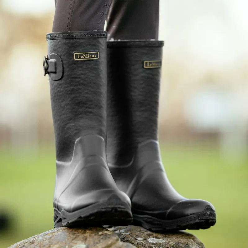 LeMieux Young Rider Ultra Stride Junior Boots - Black-4