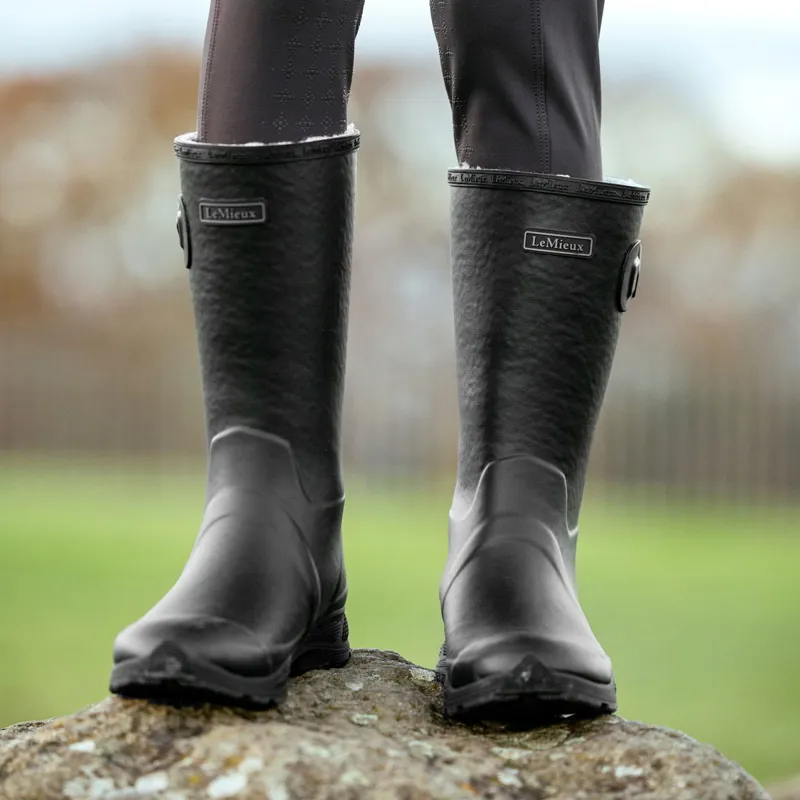 LeMieux Young Rider Ultra Stride Junior Boots - Black-6