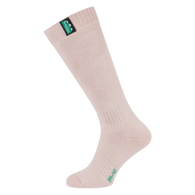 Ridgeline Cotton Work Full Length Socks 3 Pack - Oxblood Multi-2