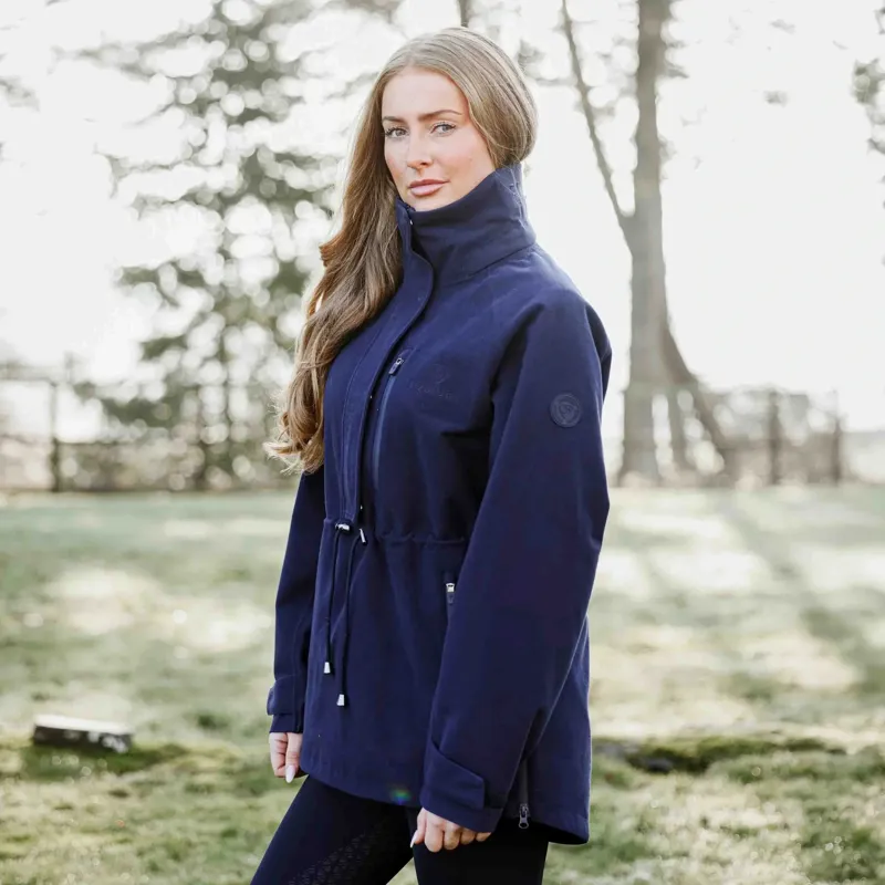 EQUIDRY Nevada Women's Waterproof Smock - Navy-1