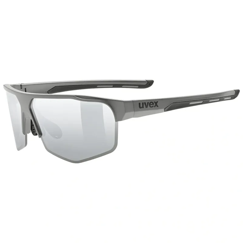 Uvex Axos Set Sunglasses - Matte Grey/Mirror Silver