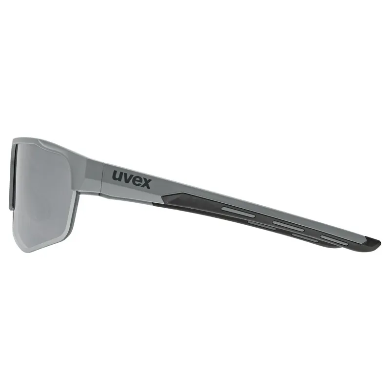 Uvex Axos Set Sunglasses - Matte Grey/Mirror Silver-3