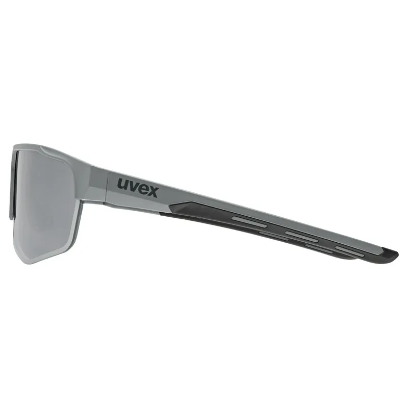 Uvex Axos Set Sunglasses - Matte Grey/Mirror Silver-2