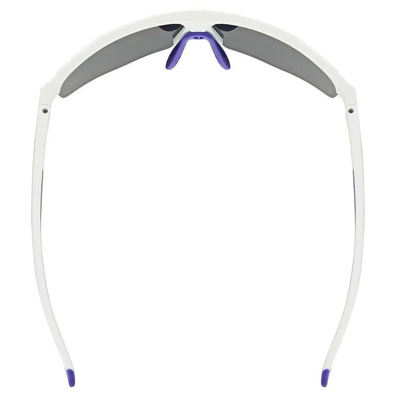 Uvex Axos Set Sunglasses - Matte White/Mirror Purple-4