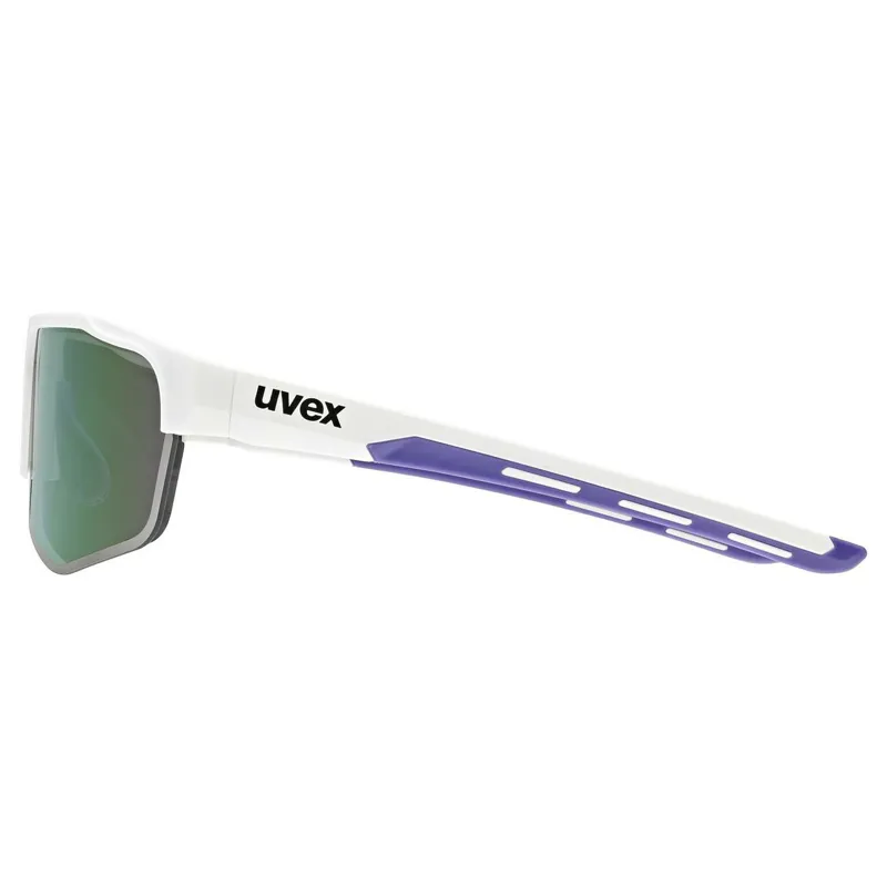 Uvex Axos Set Sunglasses - Matte White/Mirror Purple-2