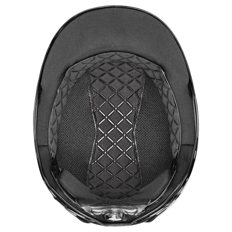 Uvex Exxeed Glow Riding Helmet - Black/Black-3