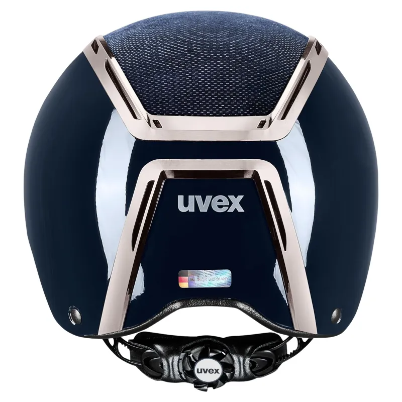 Uvex Exxeed Elegance Riding Helmet - Navy-3