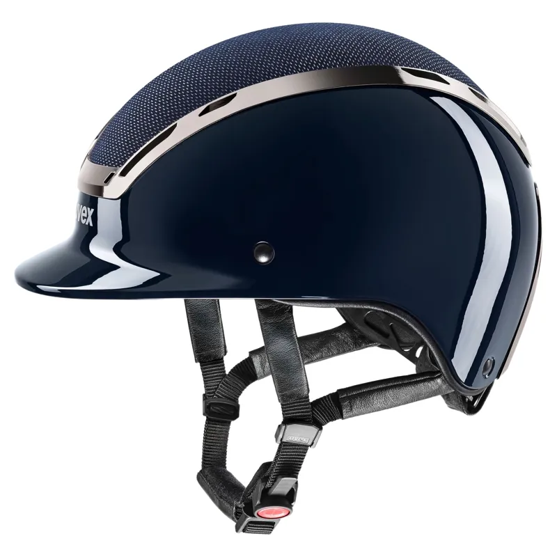 Uvex Exxeed Elegance Riding Helmet - Navy