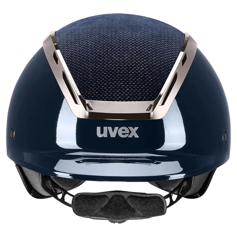 Uvex Exxeed Elegance Riding Helmet - Navy-2