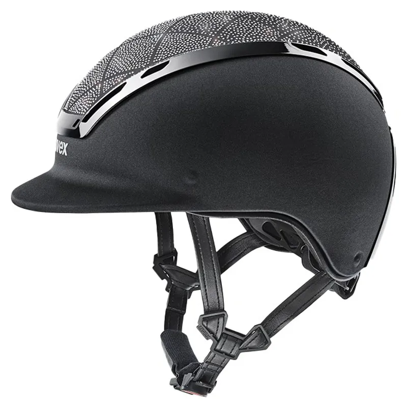 Uvex Exxeed Flash Riding Helmet - Black