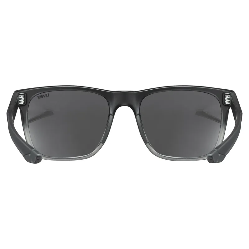 Uvex LGL 42 Sunglasses - Black Transparent/Mirror Silver-4