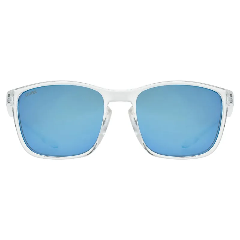 Uvex LGL 52 Sunglasses - Clear/Mirror Blue-2