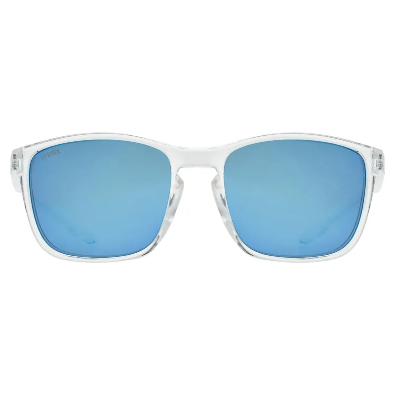 Uvex LGL 52 Sunglasses - Clear/Mirror Blue-1