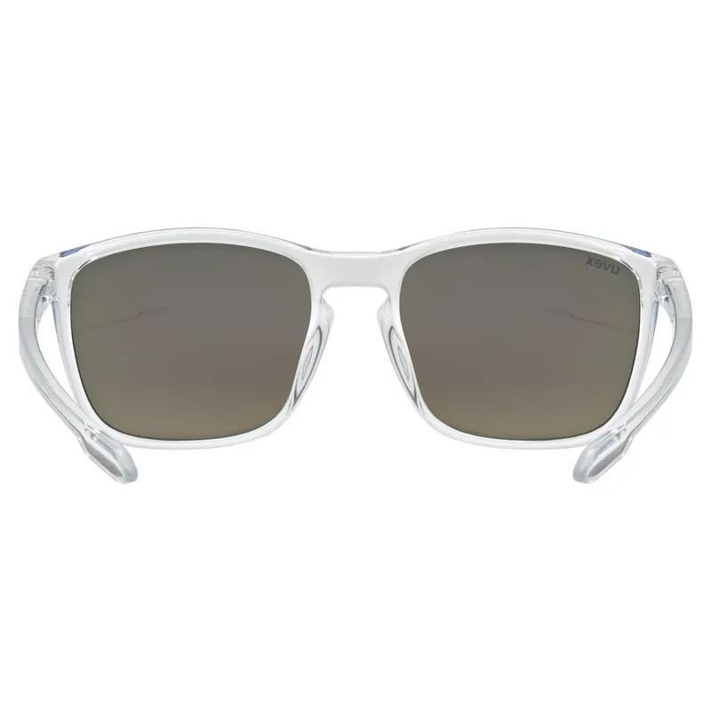 Uvex LGL 52 Sunglasses - Clear/Mirror Blue-4