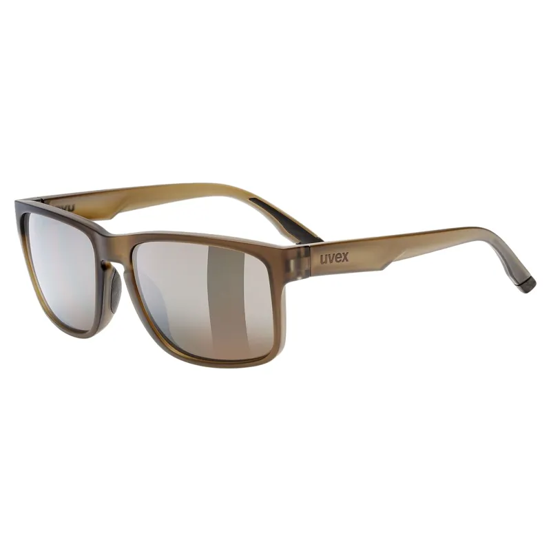 Uvex Poise P Sunglasses - Matte Smoke/Brown
