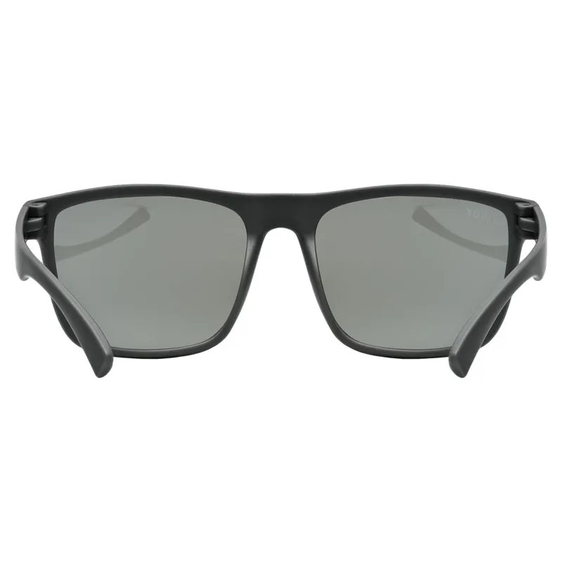 Uvex Rookie Junior Sunglasses - Matte Black/Mirror Silver-3