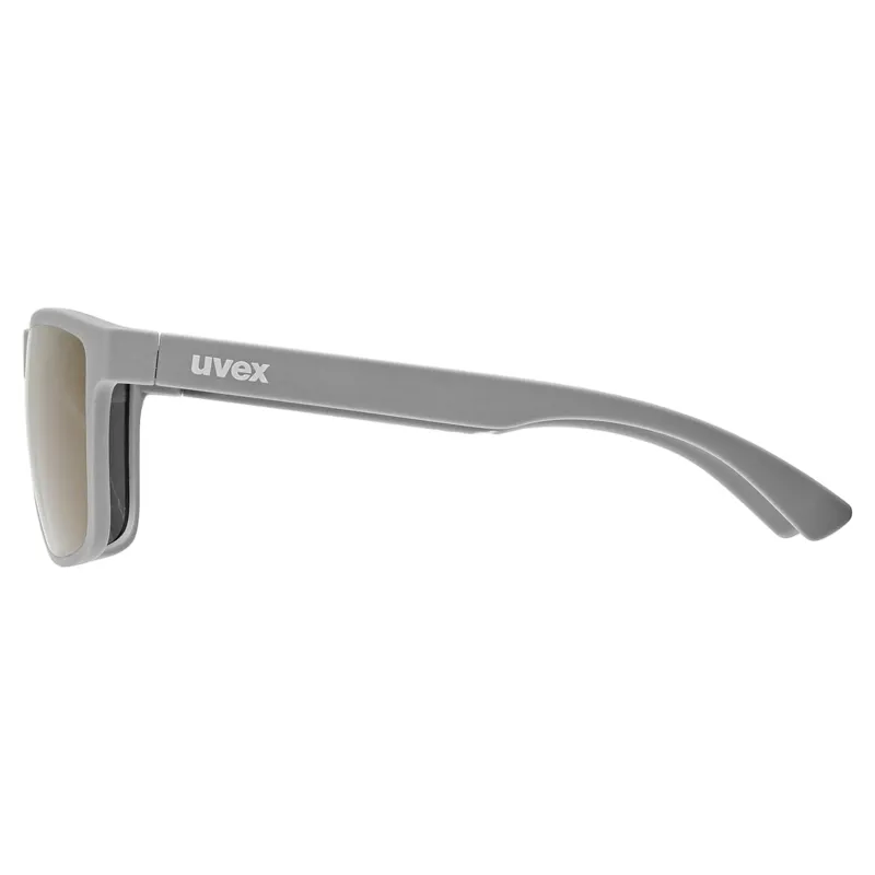 Uvex Rookie Junior Sunglasses - Matte Grey/Mirror Blue-2