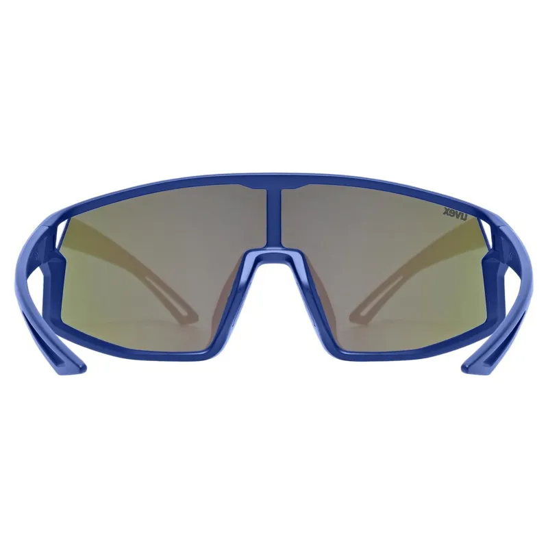 Uvex Skyryse Junior Sunglasses - Matte Blue/Mirror Green-5