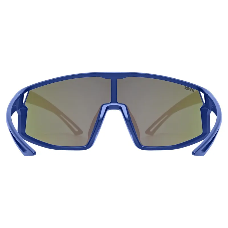 Uvex Skyryse Junior Sunglasses - Matte Blue/Mirror Green-2