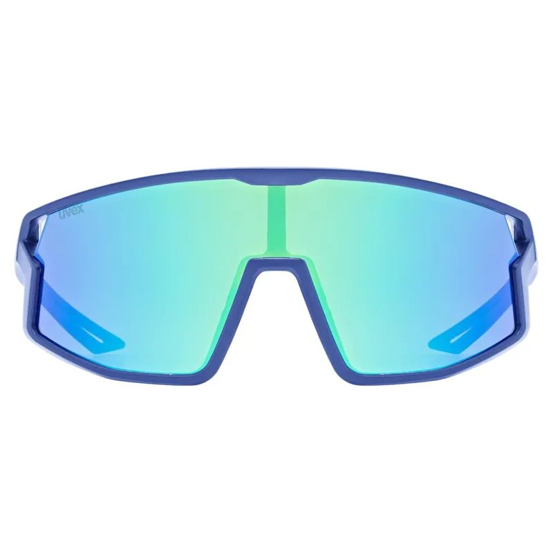Uvex Skyryse Junior Sunglasses - Matte Blue/Mirror Green-1