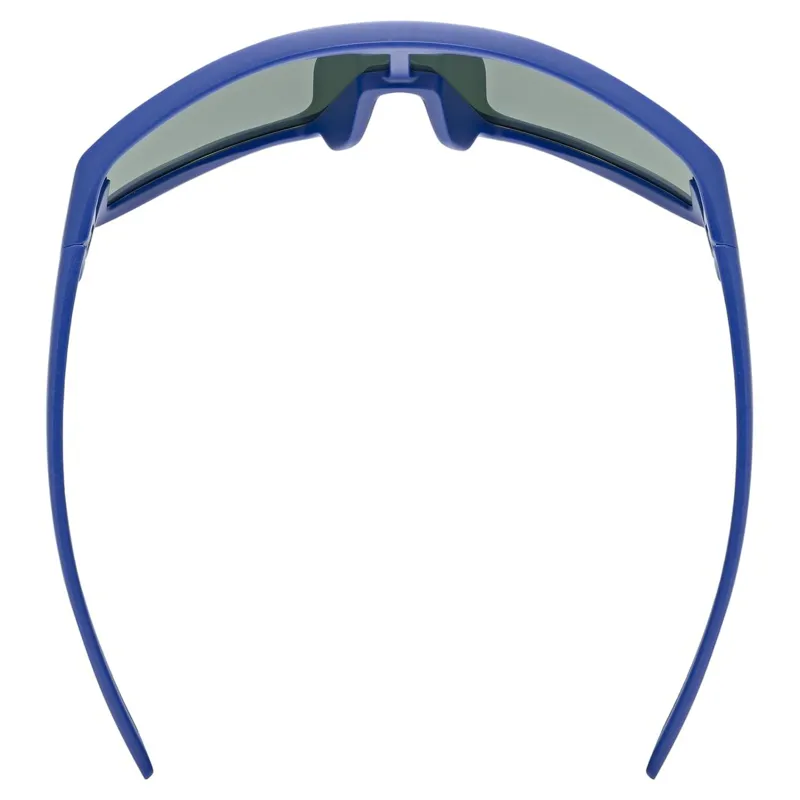 Uvex Skyryse Junior Sunglasses - Matte Blue/Mirror Green-4