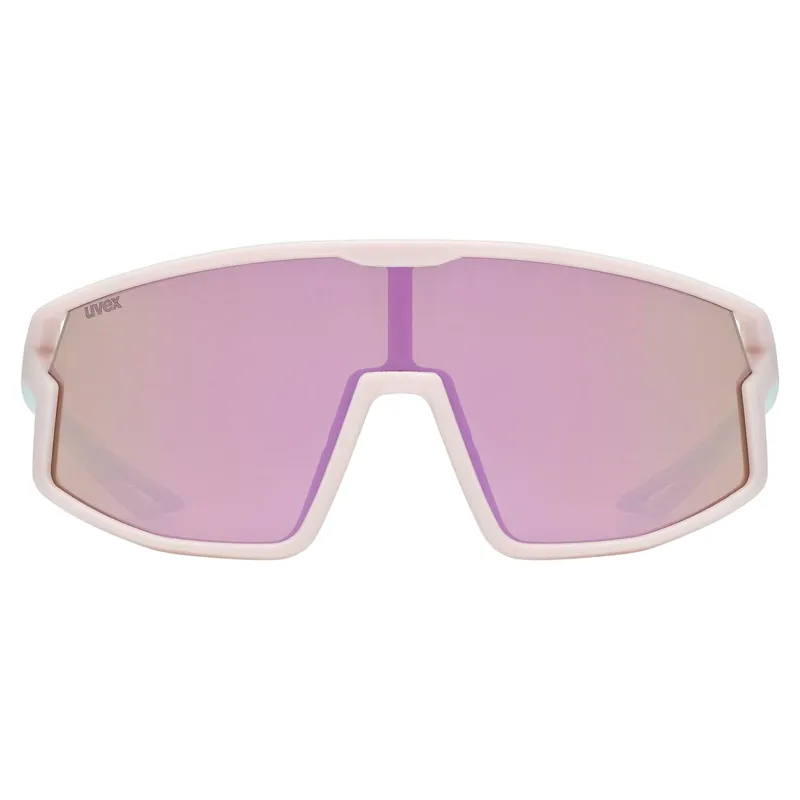 Uvex Skyryse Junior Sunglasses - Matte Pink-Green/Mirror Pink-1