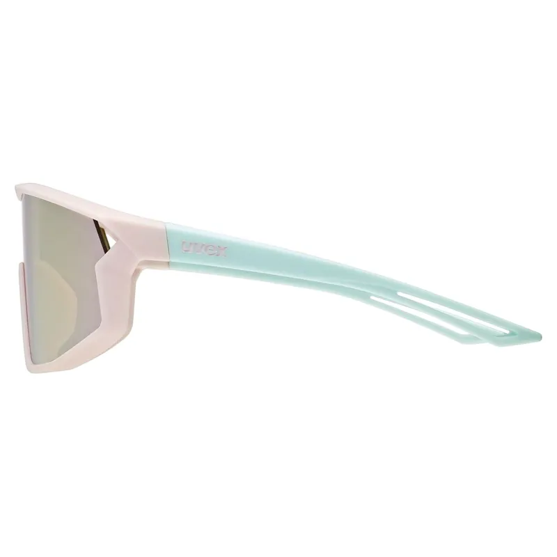 Uvex Skyryse Junior Sunglasses - Matte Pink-Green/Mirror Pink-3