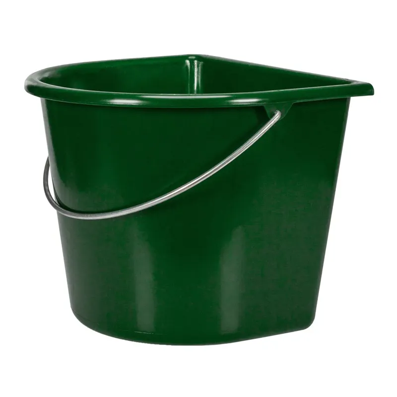 V-Plast Flat Backed 15L Bucket - Hunter Green