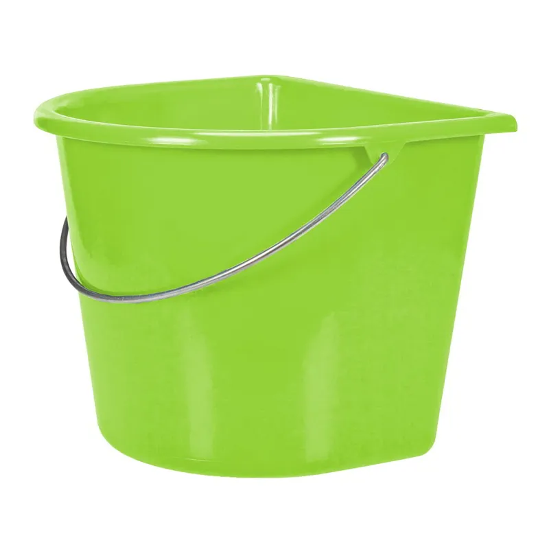 V-Plast Flat Backed 15L Bucket - Lime-1