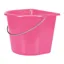 V-Plast Flat-Back 15L Bucket - Hot Pink